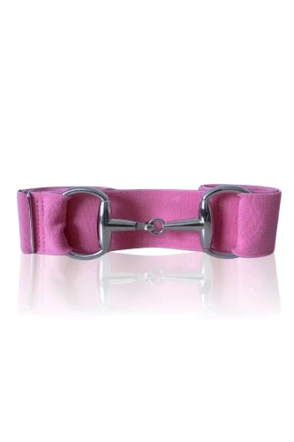 Elastischer Gürtel mit Gebiss Rose Pink