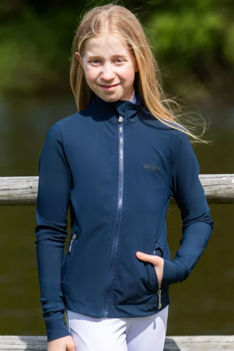 Technisches Sweatshirt True Rider Tech Navy KIDS