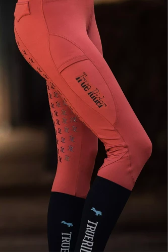 Gefütterte Leggings Marta Winter Ziegelrot KIDS