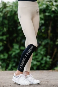 Legginsy Born To Ride Beige Damskie (2)