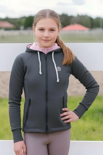 Hoodie True Rider #truepower Dusty Grey KIDS