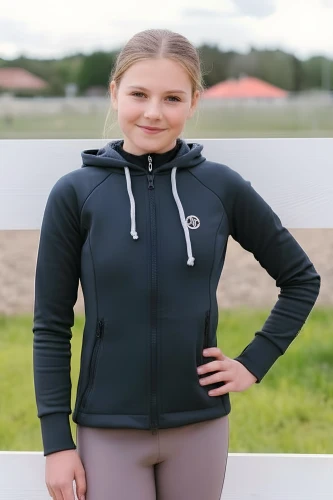 Hoodie True Rider #truepower Dusty Navy KIDS