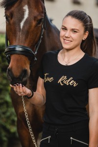 True Rider t-shirt Sparkle black