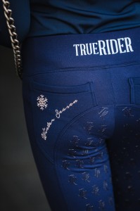 True Rider Legginsy zimowe Rose Gold KIDS