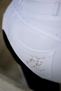 bryczesy z silikonowym lejem