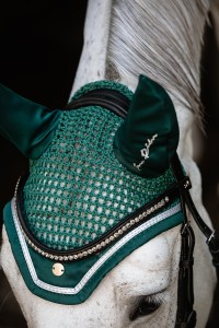 True Rider Nauszniki zielone Born to Ride 