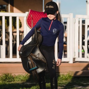 legginsy dziecięce black & gold summer full grip