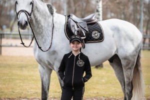 Zestaw dresowy born to ride Kids - Black & Gold
