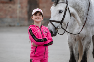 Zestaw dresowy born to ride Kids -  Pink 2