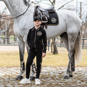 Zestaw dresowy born to ride Kids Black & Gold 1