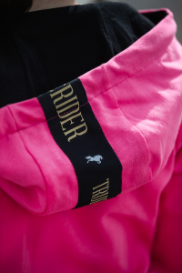 Bluza born to ride kaptur - Kids Pink