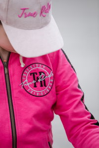 Bluza born to ride logo - Kids Pink