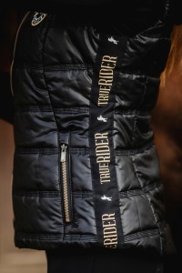 szeroki lampas Kamizelka Born to Ride Black & Gold