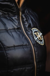 Kamizelka Born to Ride Black & Gold
