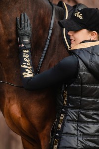 Kamizelka Born to Ride Black & Gold