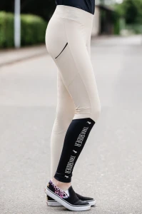 Legginsy Born To Ride Beige Damskie (2)