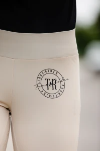 Legginsy Born To Ride Beige Damskie (3)
