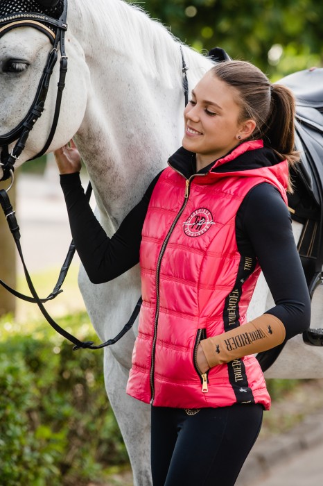 Kamizelka Born To Ride Rose Pink (4)